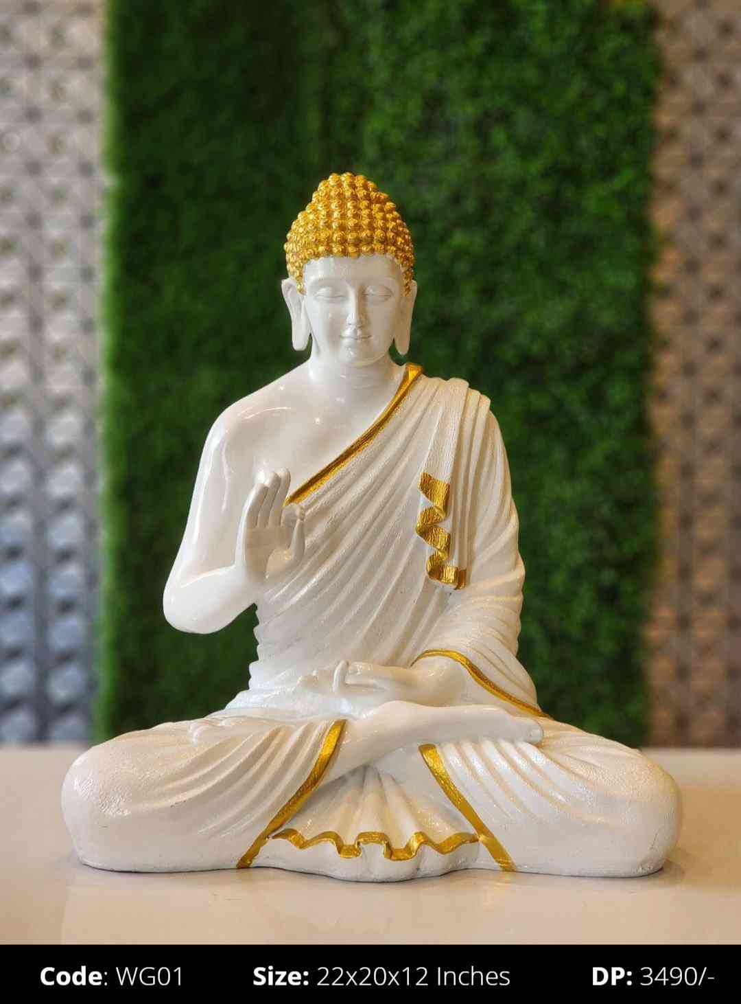 Polyresin Buddha ji Statue decor