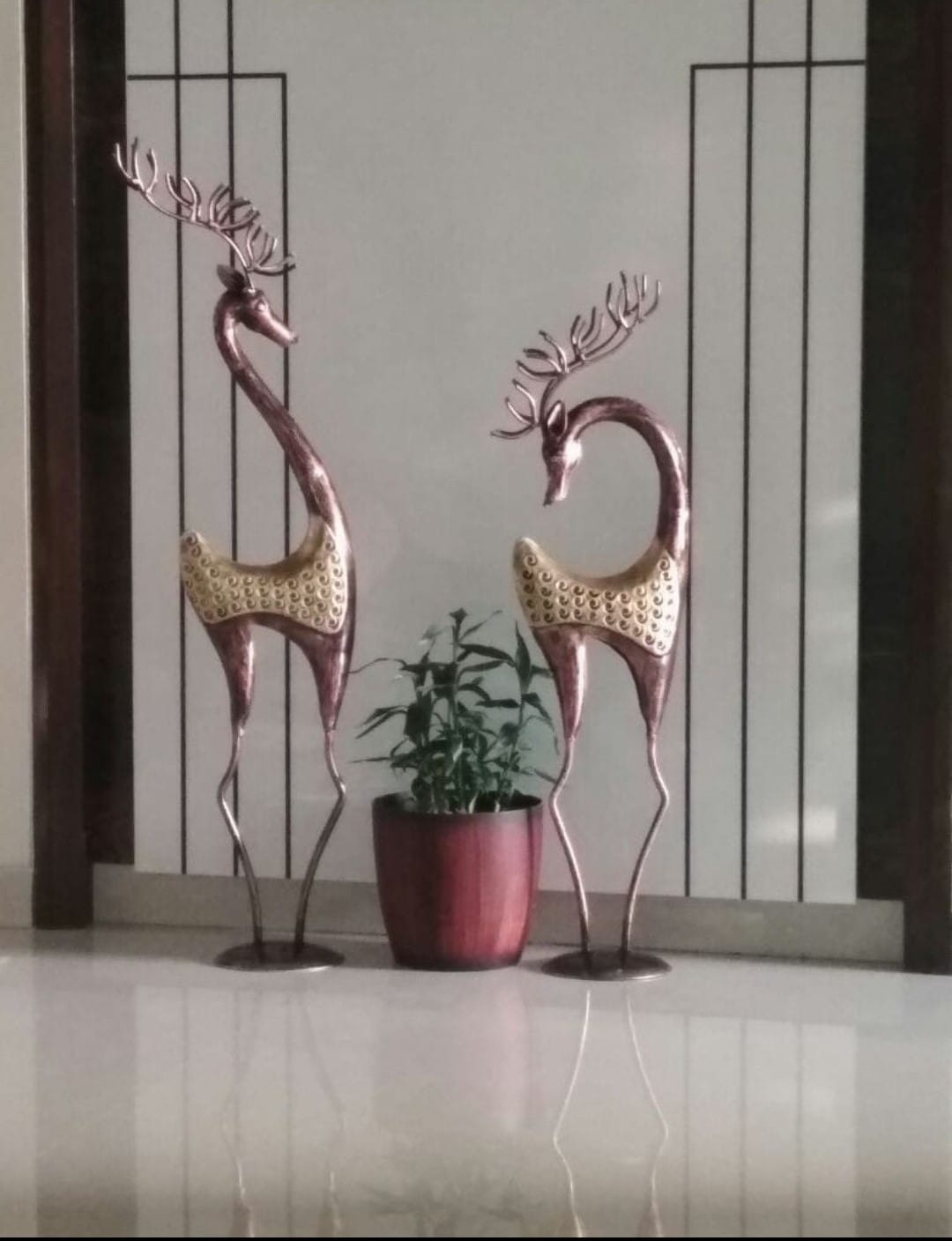 2 deer set table decor idekors