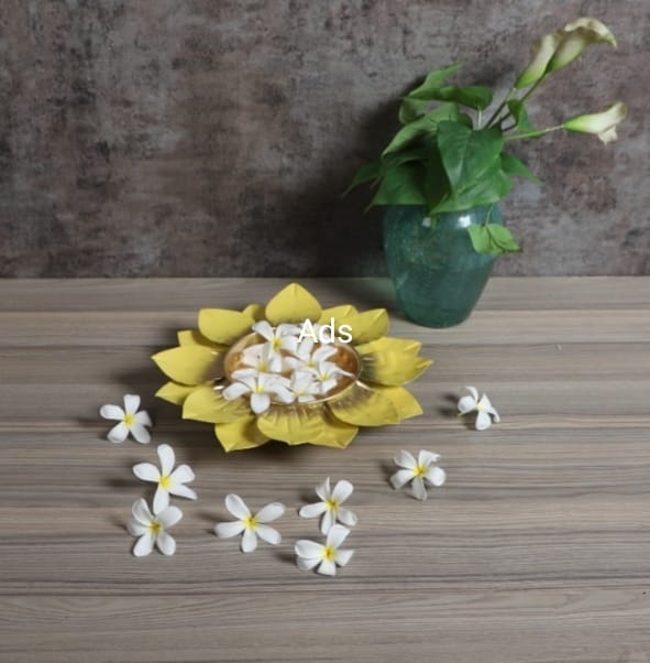 Colorful Flower Cut Urli Set of 5 idekors