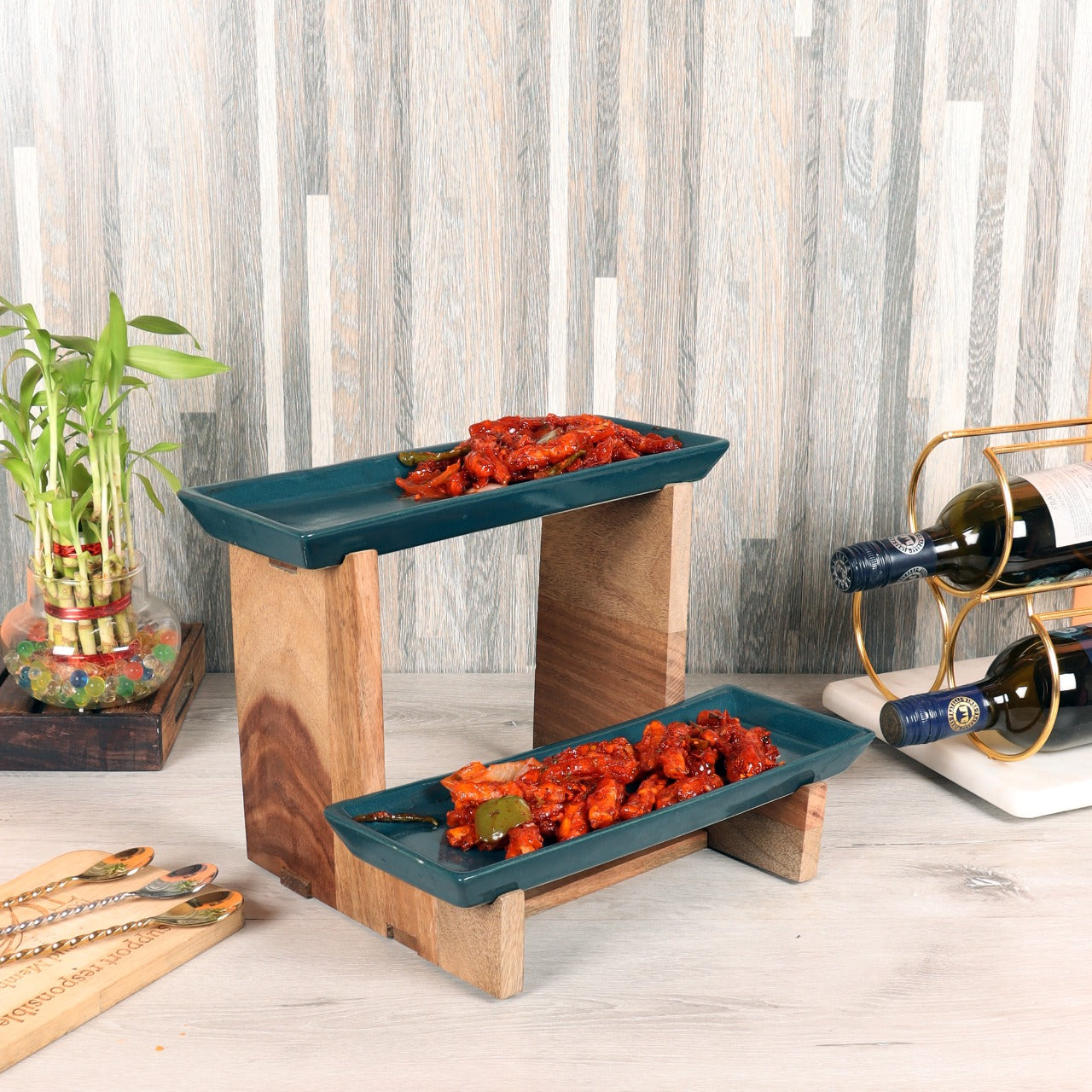 Detachable Layer Buffer/ Snacks Platter idekors