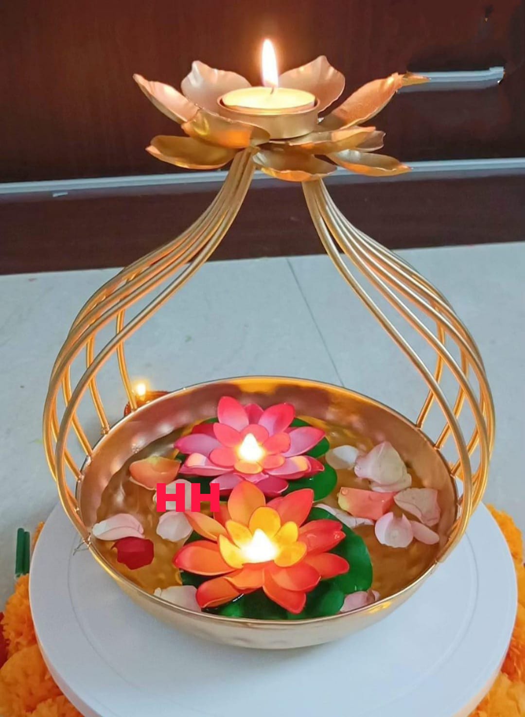 Tea light Urli set of 2