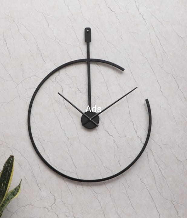 Half Designer Clock panel