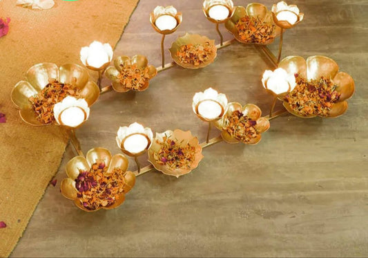 3D Metal Rangoli Urli