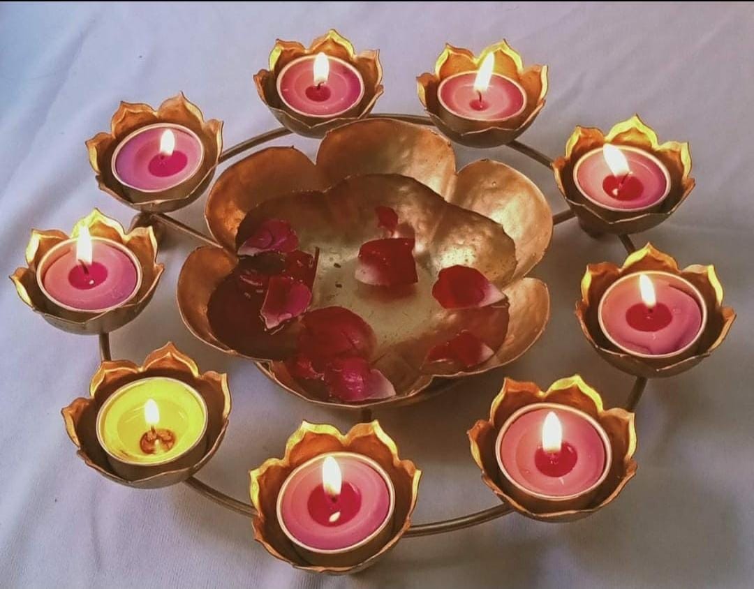 Tea light Urli set of 2