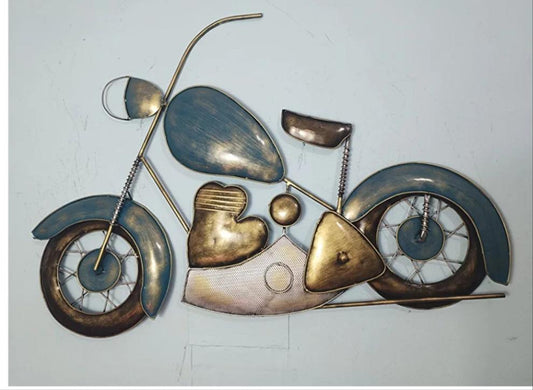 Iron Bike Wall Art In Green idekors