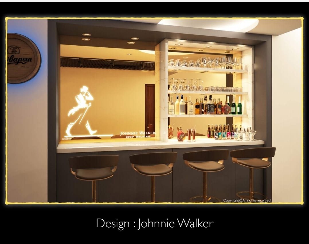 Led Sensor touch mirror johnie walker idekors