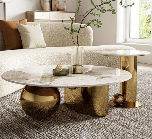 Metal Stainless Steel Centre Table idekors
