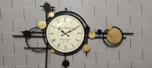 Modern clock panel wall decor idekors