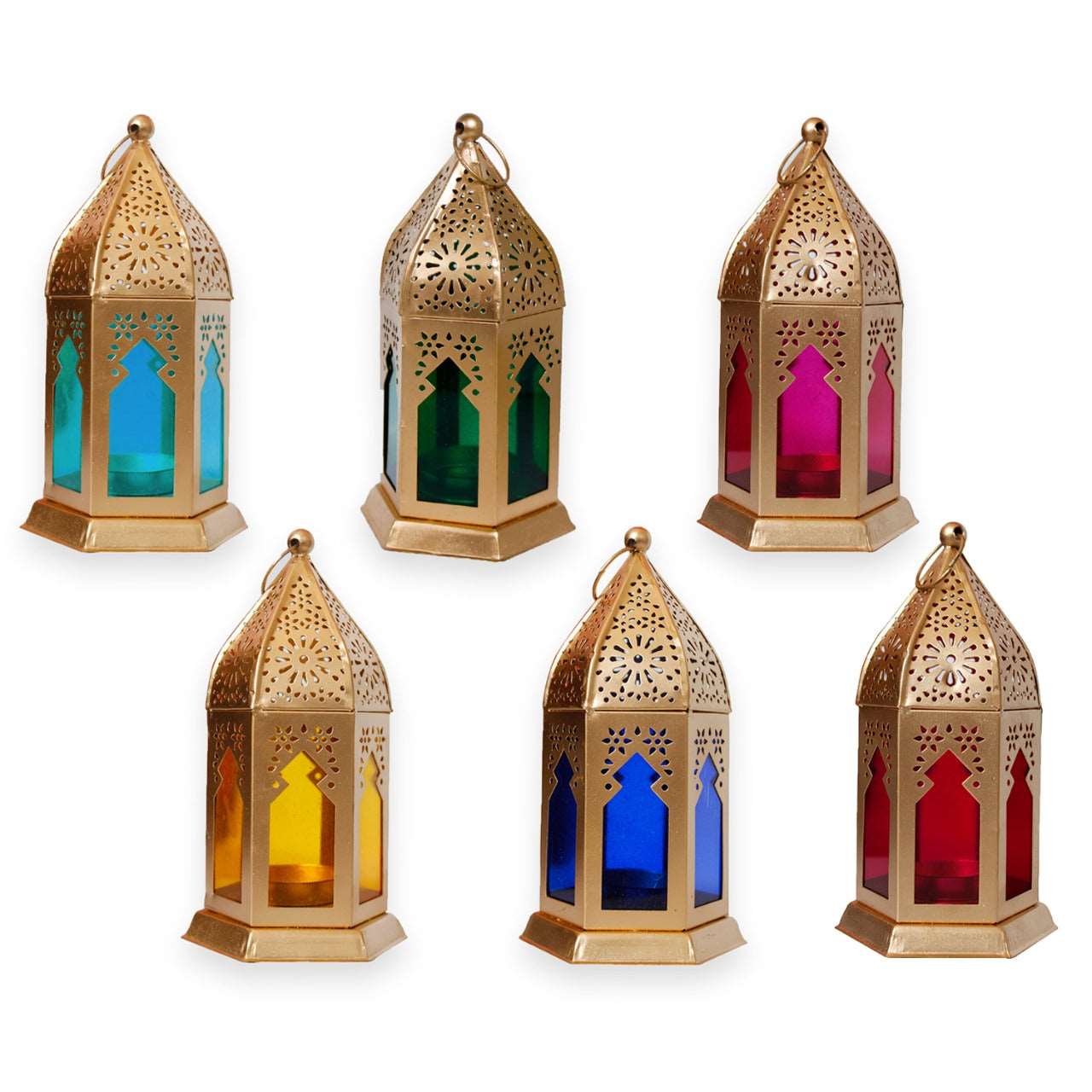 Moroccan style glass lanterns idekors