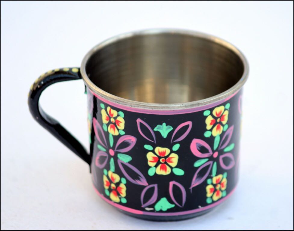 Stainless steel desginer cup set of 3 pieces idekors