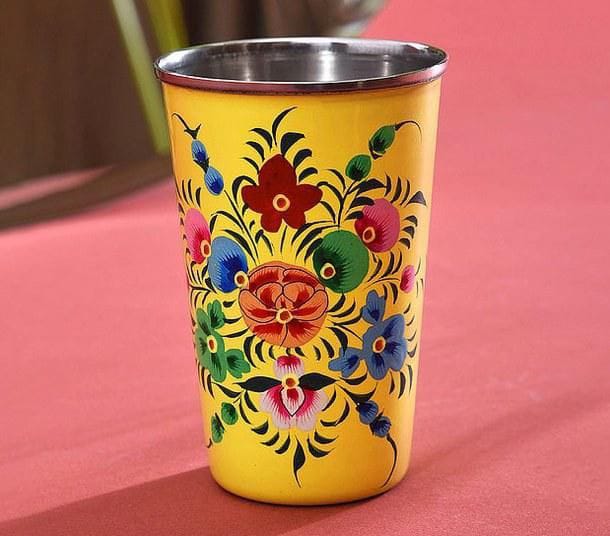 Stainless steel designer mug set of 6 pieces idekors