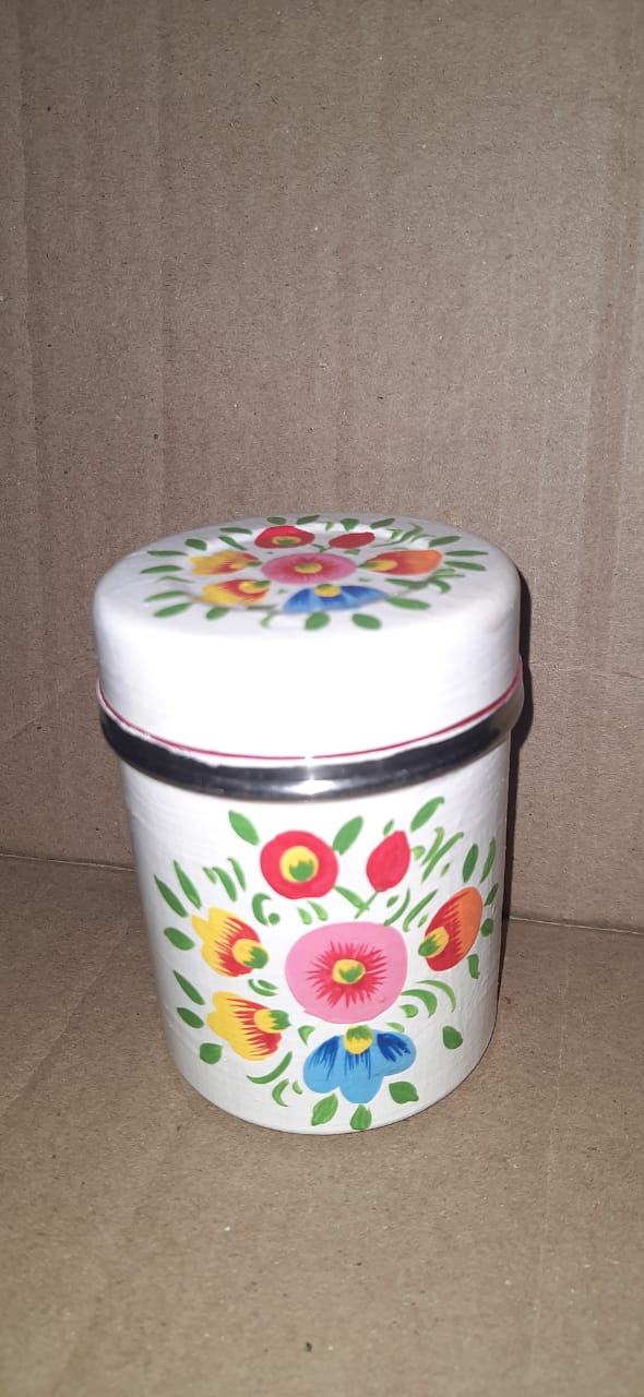 Steel containers set of 3 pieces idekors