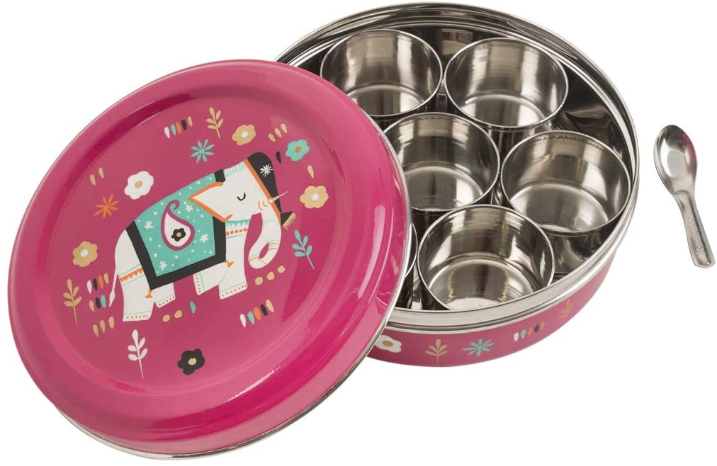 Steel spicebox traditional idekors
