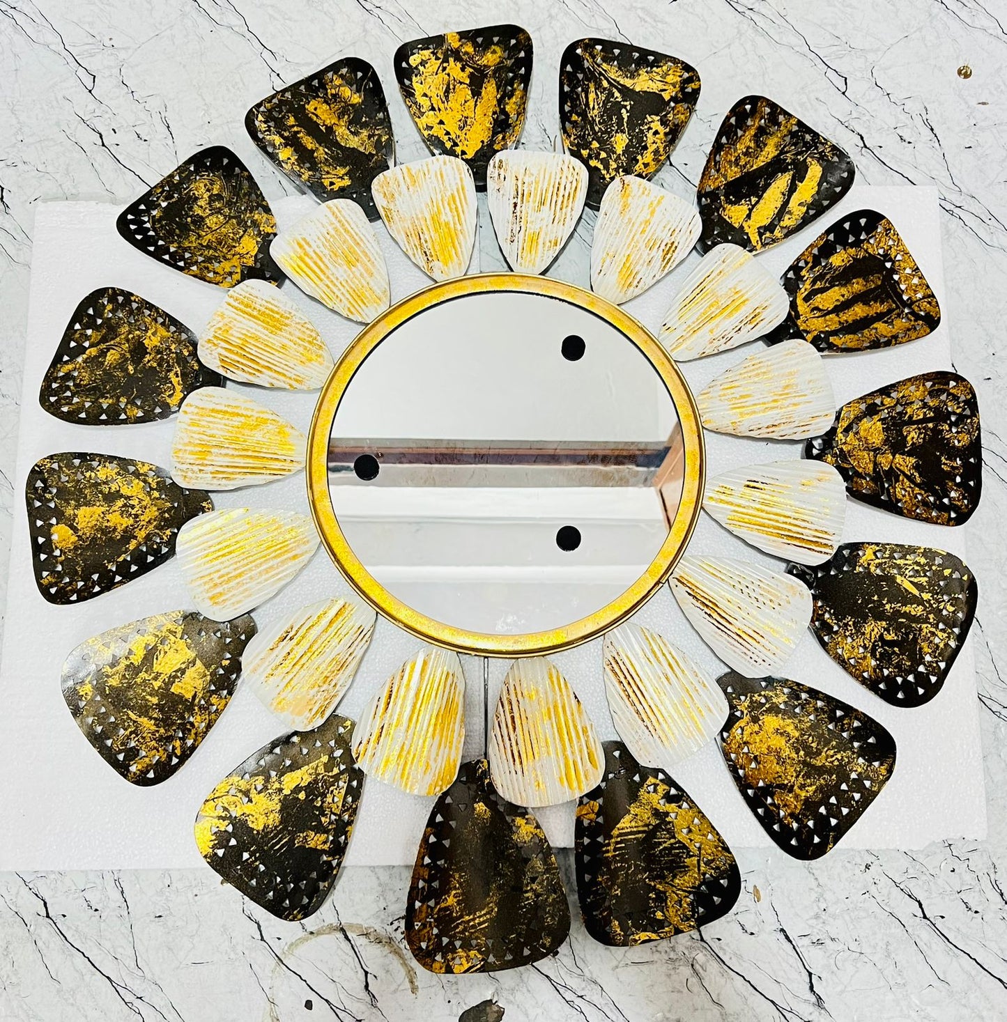 Sunburst Metal Mirror idekors