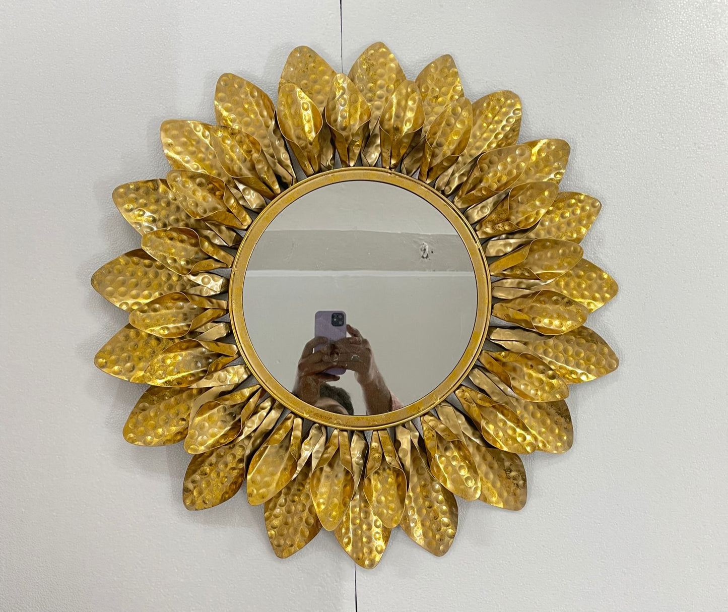 Sunburst Metal Mirror idekors
