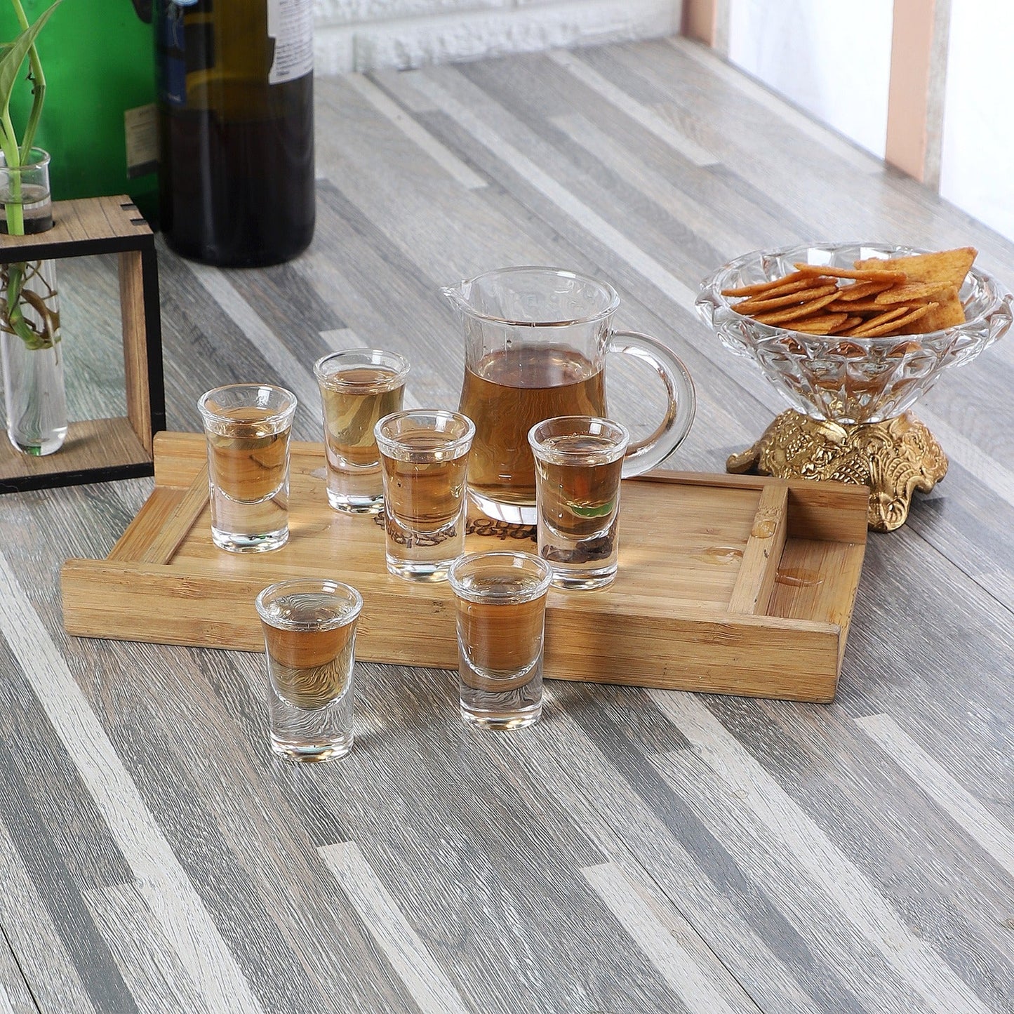 Tequila Glass Shot with Server idekors