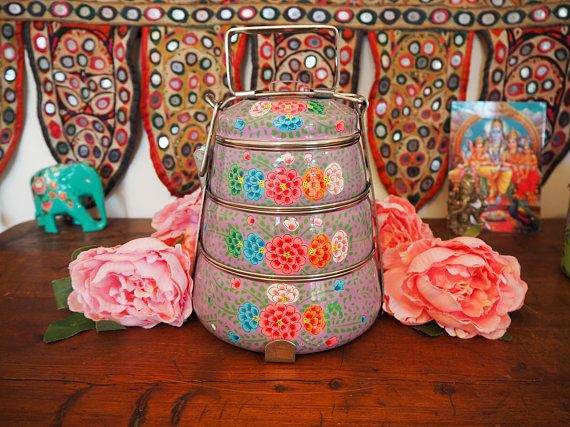 Traditional tiffin lunch box idekors