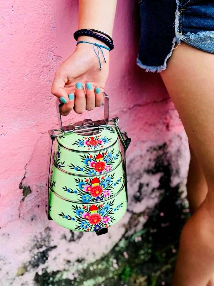 Traditional tiffin lunch box idekors