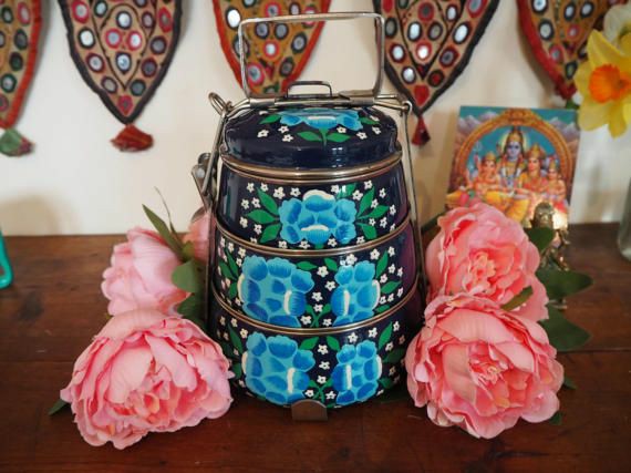 Traditional tiffin lunch box idekors