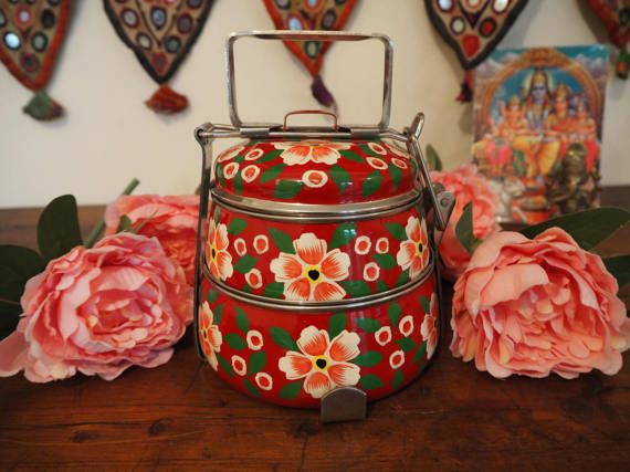 Traditional tiffin lunch box idekors