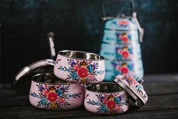 Traditional tiffin lunch box idekors