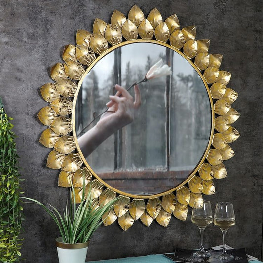 Metal Wall Mirror circles