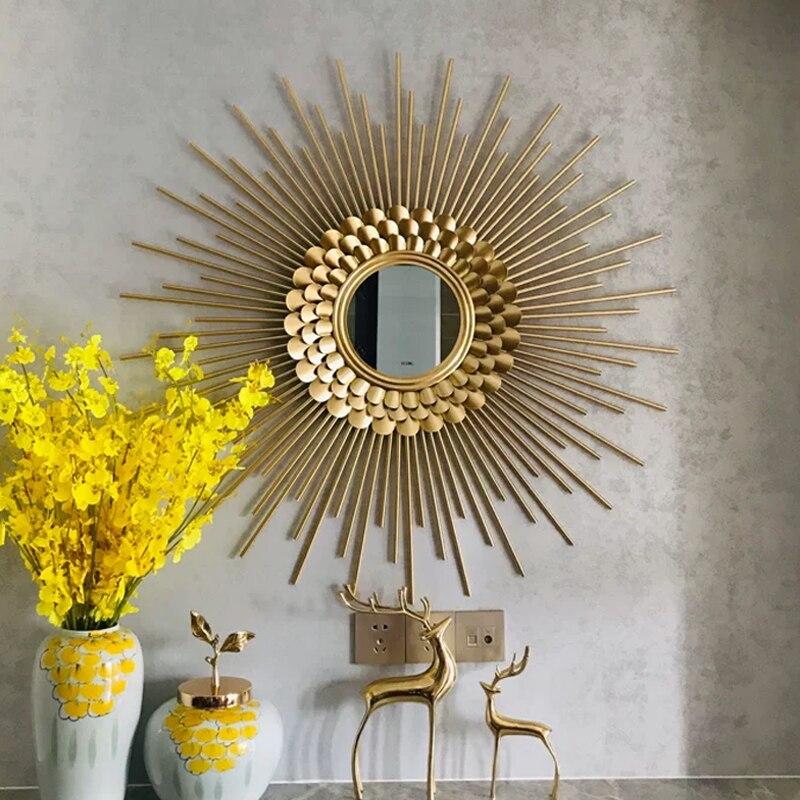 Accent Metal Wall Mirror sunburst