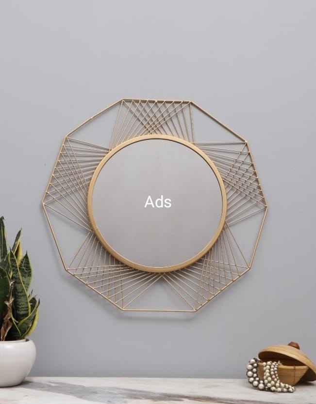 Metal Wall Mirror circles