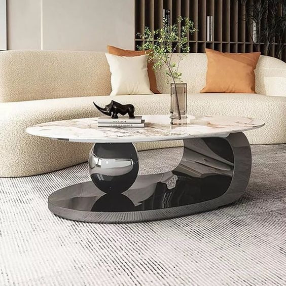 Metal Stainless Steel Centre Table set of 2