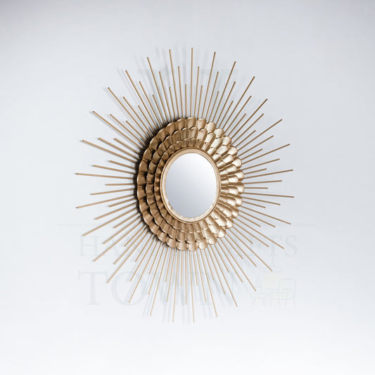 Accent Metal Wall Mirror sunburst