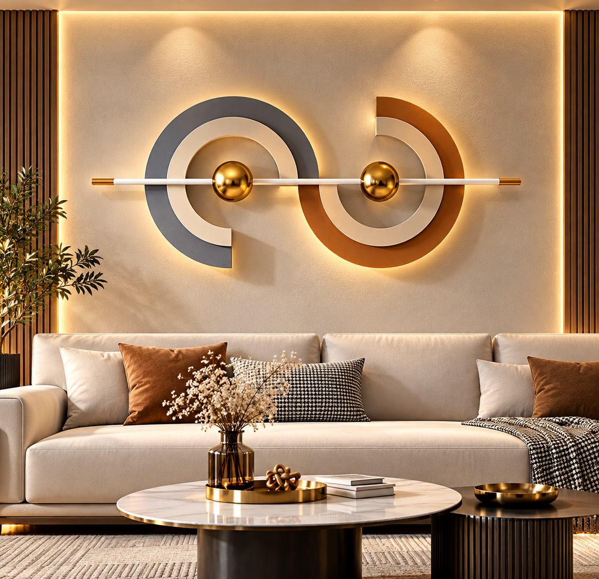 Geometric wall decor