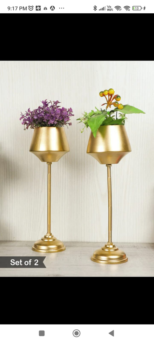 Detachable wine glass shape planter idekors