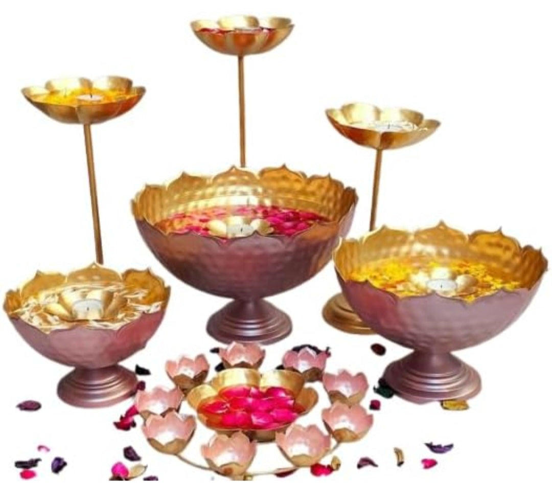 Taj Urli with center urli set of 10