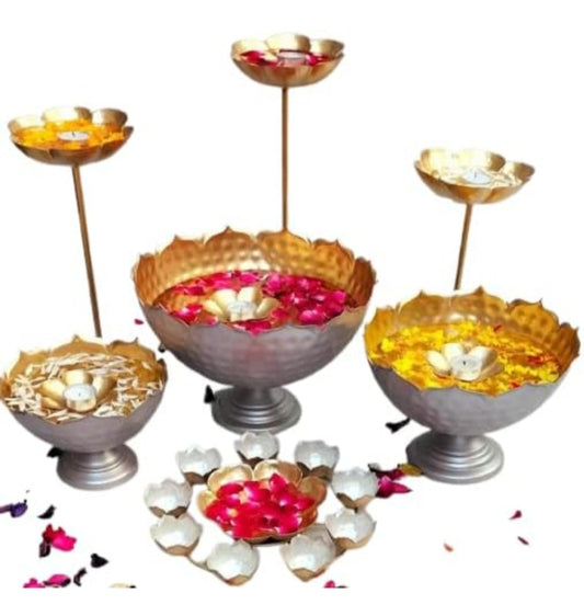 Taj Urli with center urli set of 10
