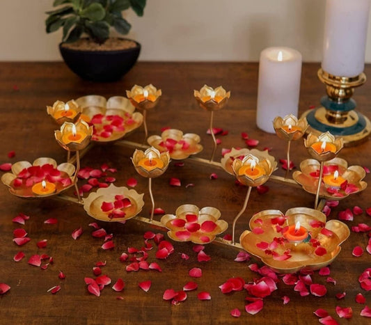 3D Metal Rangoli Urli