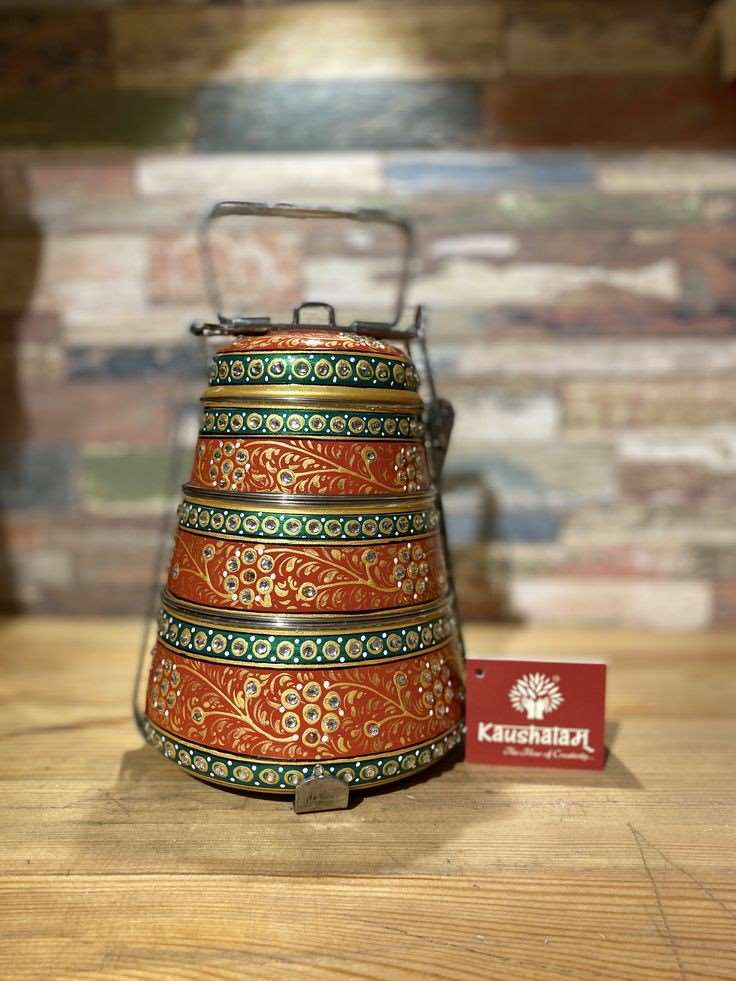 Traditional tiffin lunch box idekors