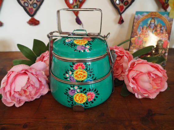 Traditional tiffin lunch box idekors
