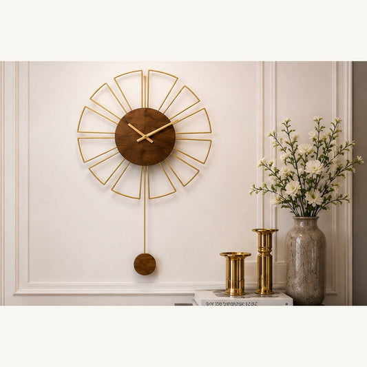 idekors Contemporary Linear Wall Clock decorative wall clock for modern home decor