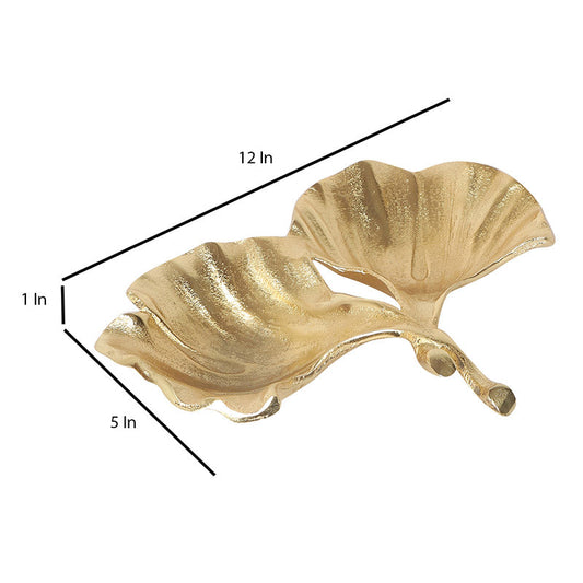 Double leaf dry fruit platter