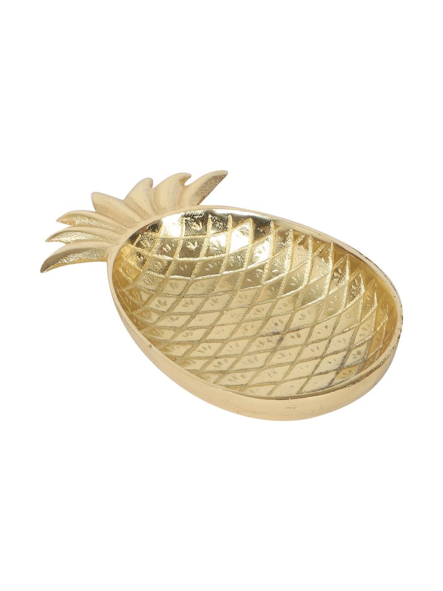 Aluminium Pineapple shape snack platter