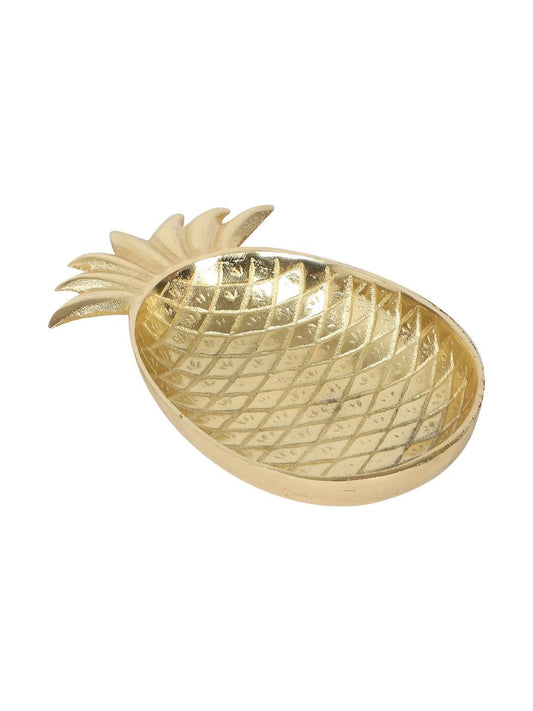 Aluminium Pineapple shape snack platter