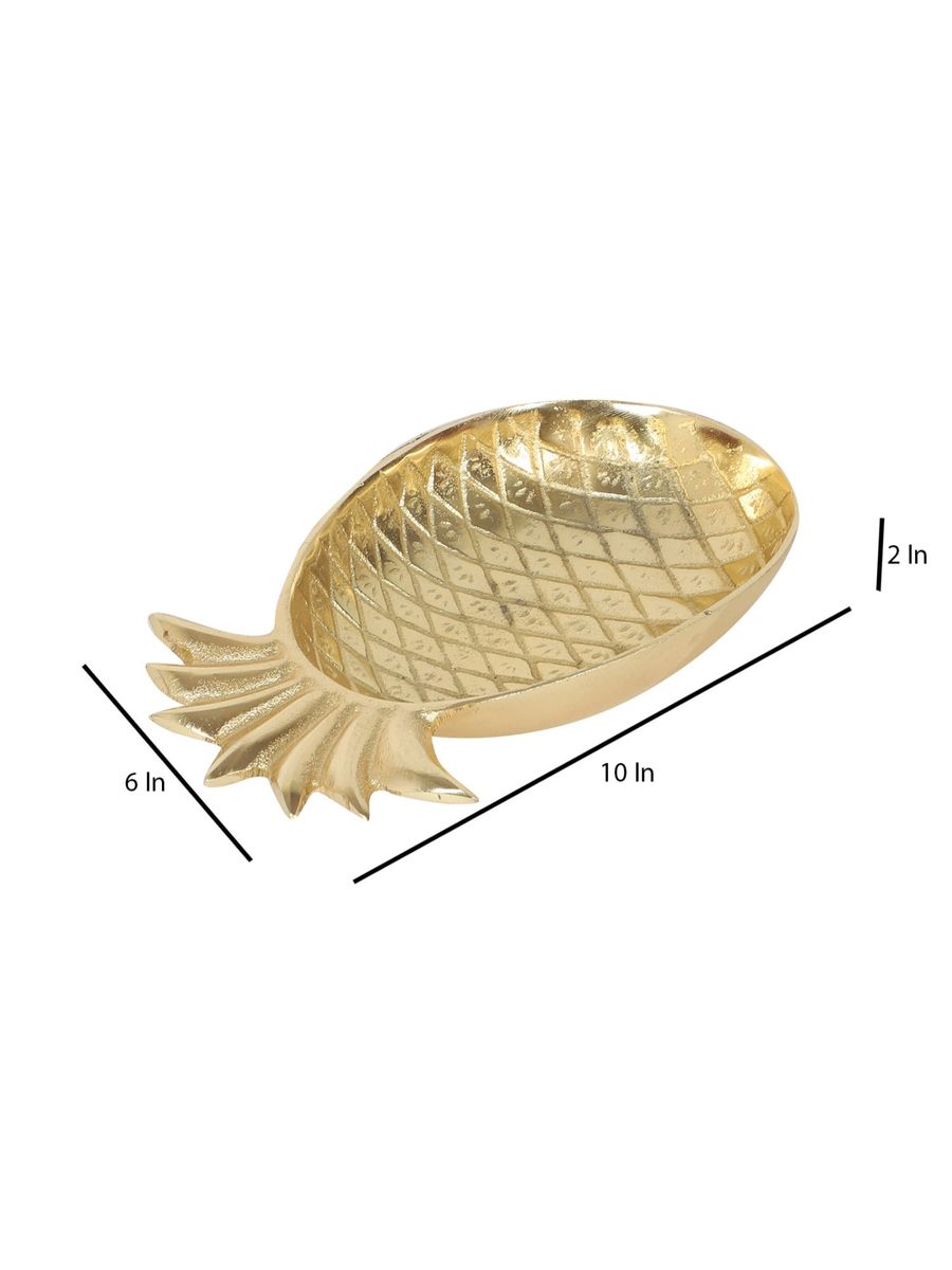 Aluminium Pineapple shape snack platter