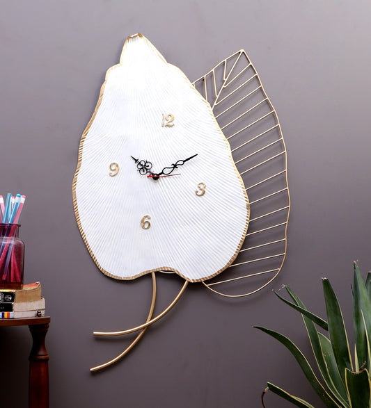 Double leaf clock panel