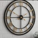 3 rings designer wall clock panel idekors