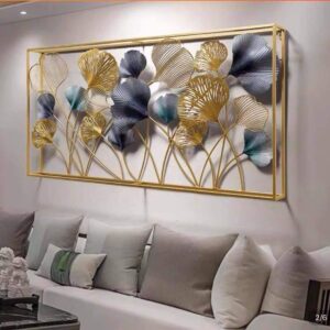 Double Frame leaves wall decor panel idekors