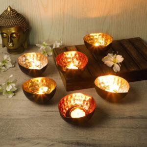 Eye Shape Tealight Holder Set of 6 idekors