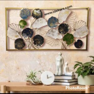 Frame flowers Wall Decor Flower with led light idekors