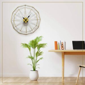 Geometric Designer Clock panel idekors