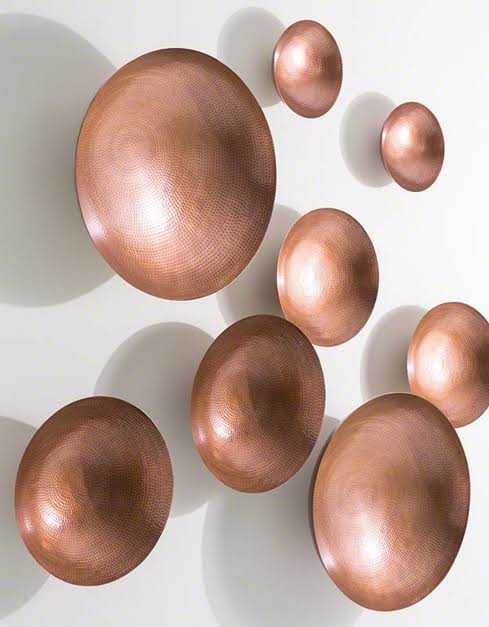 Golden Wall Decor Plates wall decor panel (set of 8 pieces) idekors