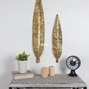 Long leaves wall decor set of 2 idekors